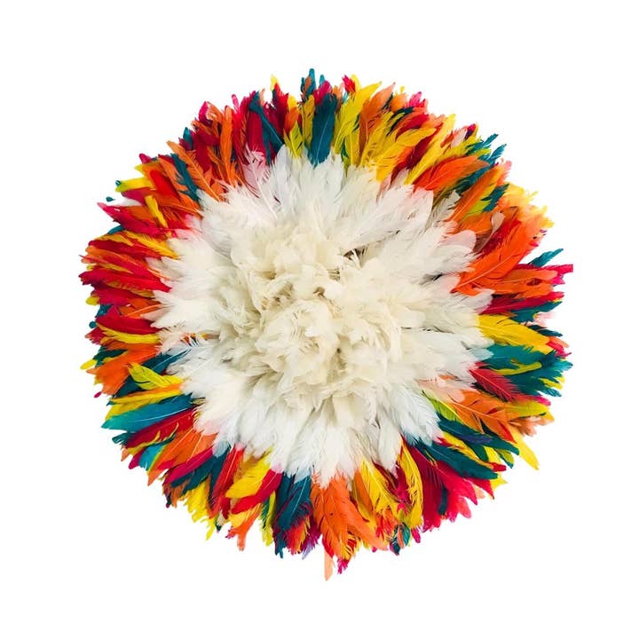 Auténtico Juju Hat Blanco Arcoíris Arte de Pared 14"/20"/26"/31"/40" para venta al por mayor de Juju Hat Wholesale