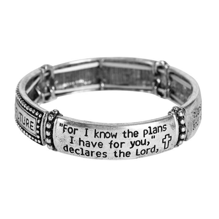 Stretch Bracelet Jeremiah 29:11 Tile for wholesale by Dicksons