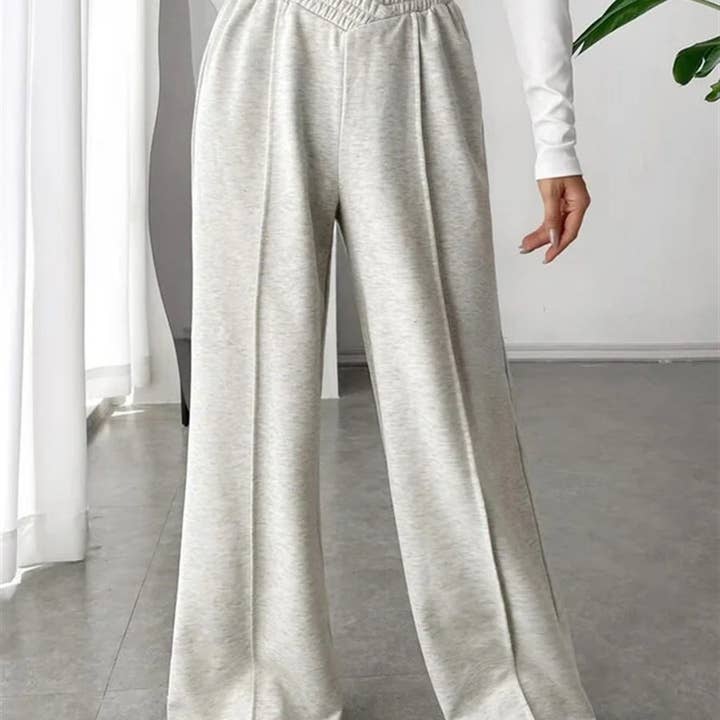 safistyle - Wholesale Pants - Women's - Women’s Solid Color Wide Leg Casual Pants