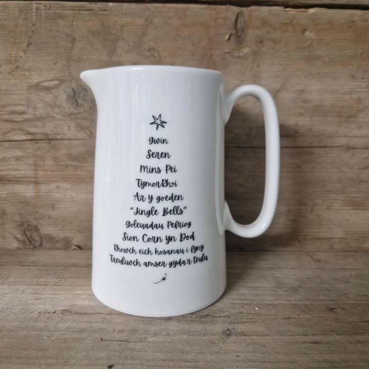 Welsh Connection Christmas - Coeden Jugs for wholesale by Welsh Connection Home