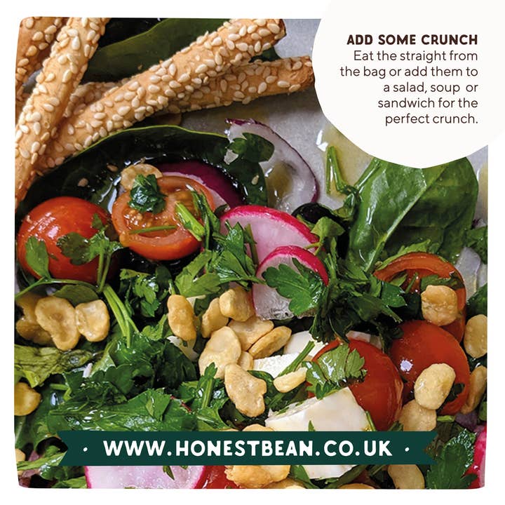 The Honest Bean Co – wholesale Nuts – Roasted Fava Beans 'Sea Salt & Cider Vinegar' 120g5