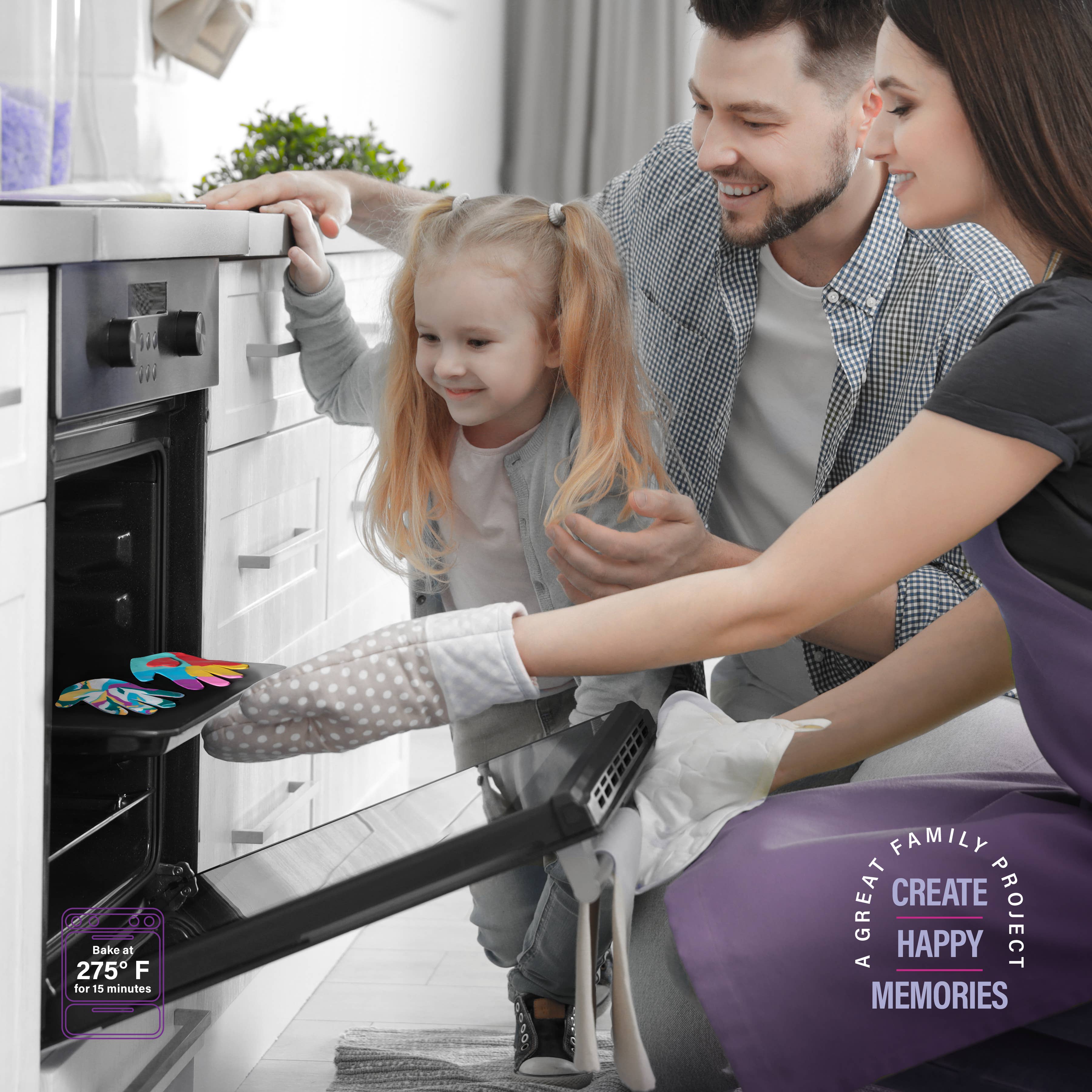 Dan&Darci - Wholesale DIY Craft Kit - Kids - Craft & Clay Handprint Dish Kit - Arts and Crafts for Kids3