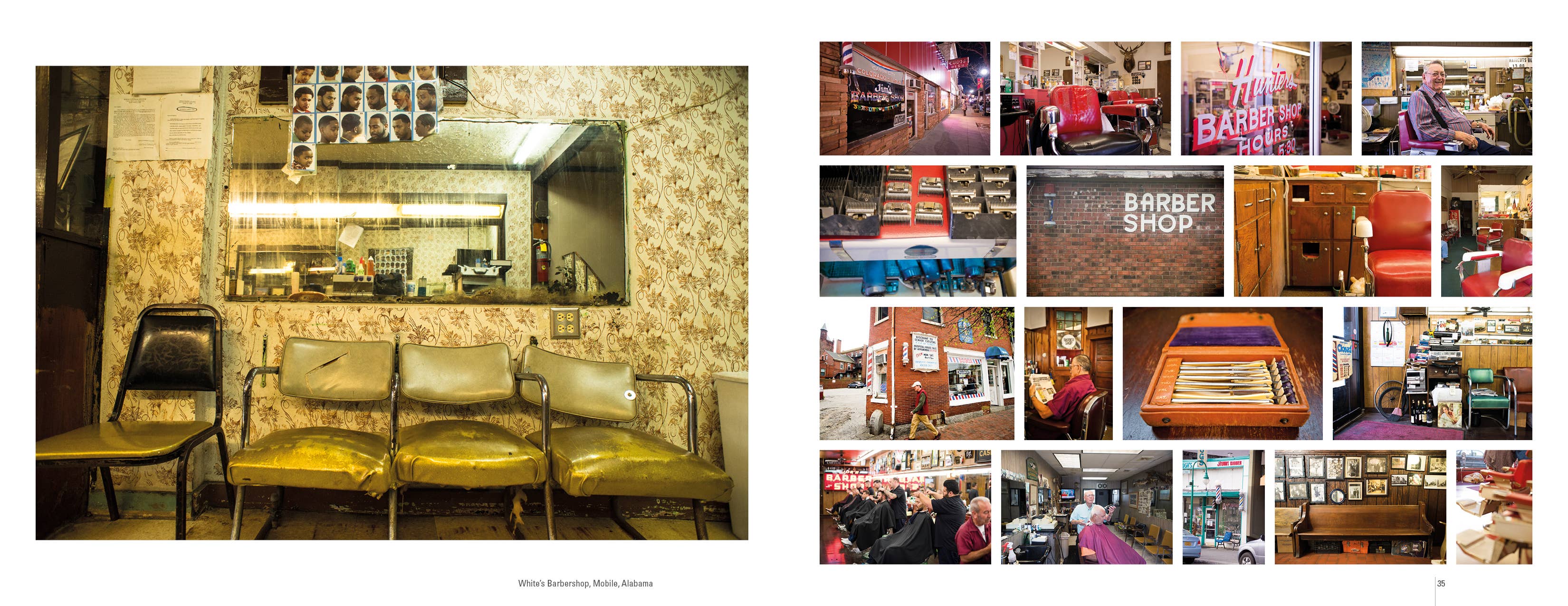 Schiffer Publishing - Wholesale Human & Cultural Studies Book - Barbershops of America: Then and Now4