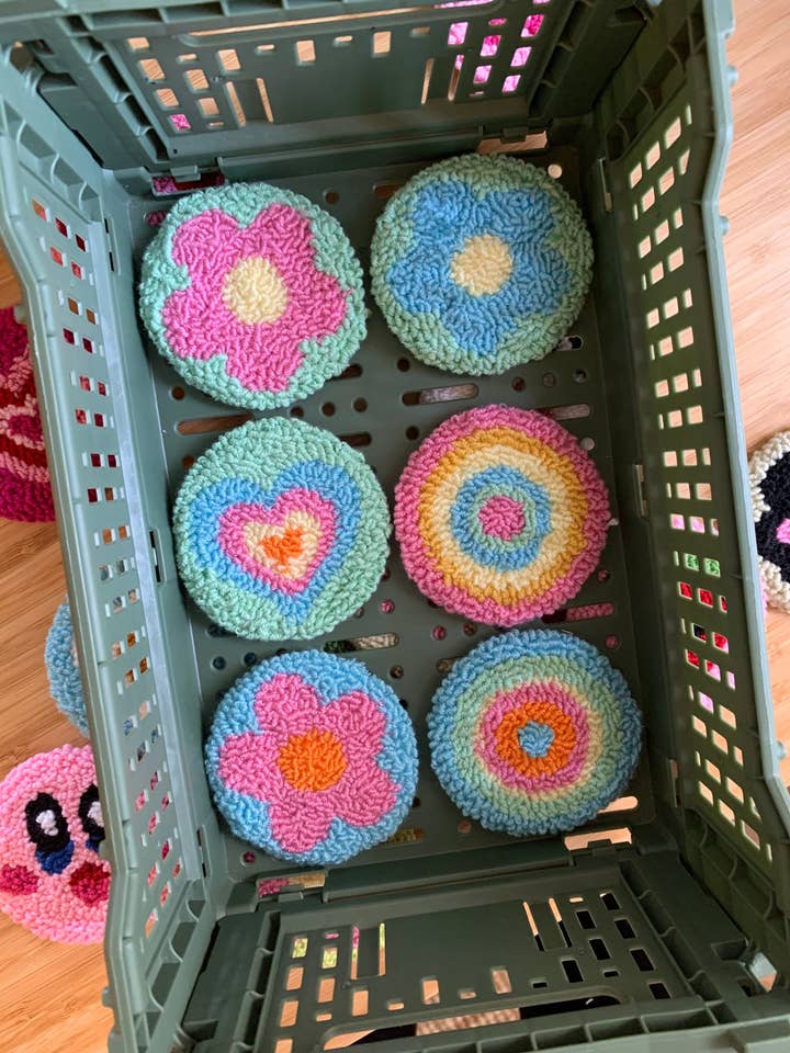 Personalized Car Coasters, Danish Pastel Aestehetic for wholesale by MUUDLAND