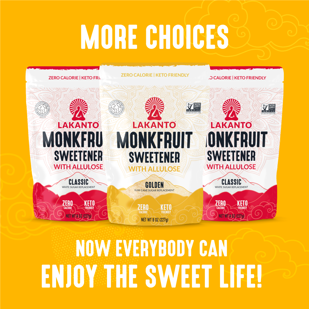 Lakanto - Wholesale Sugar/Sweetener - Lakanto Golden Monkfruit Sweetener with Allulose - 1 lb4