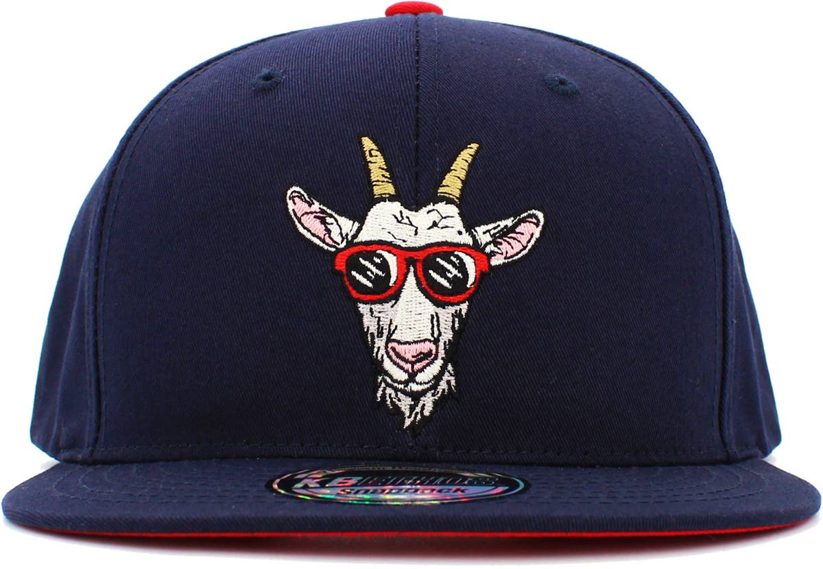 KBETHOS - Wholesale Flat Brim Cap - Men's - Goat Snapback13