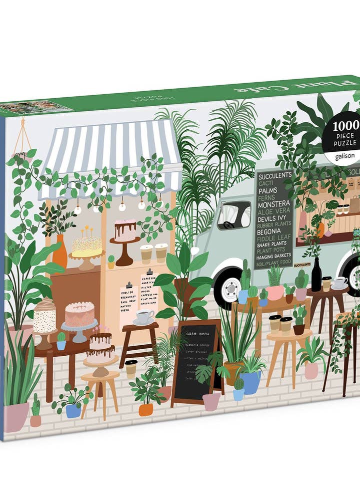 Plant Cafe 1000 Piece Puzzle for wholesale by Chronicle Books
