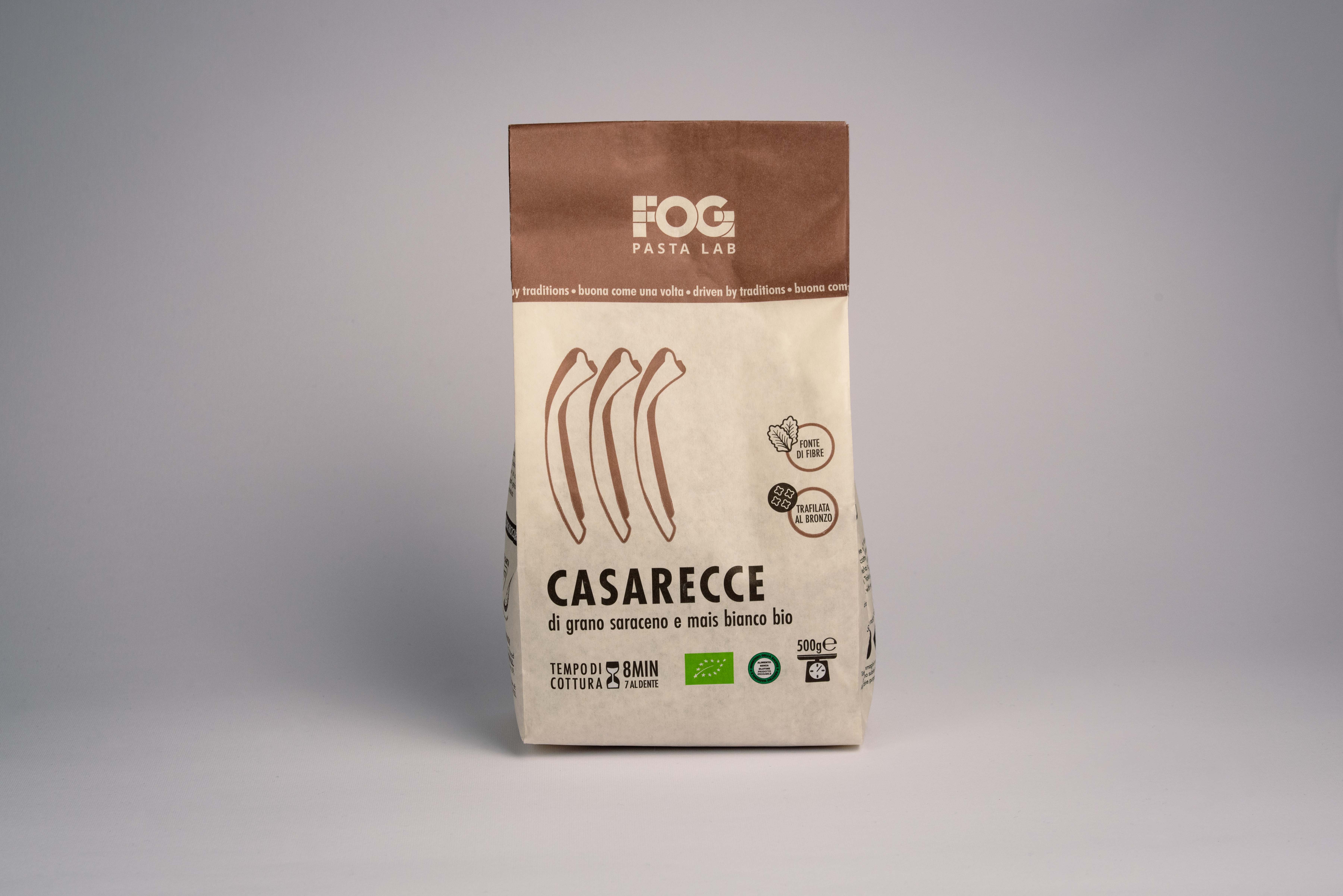 FOG - Venta al por mayor Pasta - PASTA ITALIANA DE TRIGO SARRACENO Y MAÍZ BLANCO CASARECCE1