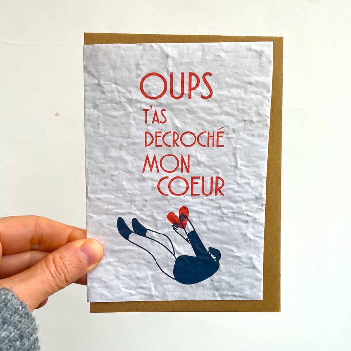 Plantable card cat In love (Copy) for wholesale by Sochizen