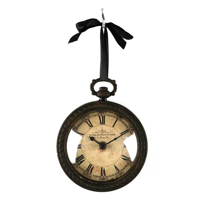 Myrtle Iron Clock for wholesale by Zentique Inc.