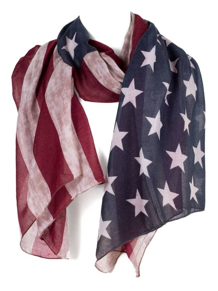 Écharpe Drapeau Américain Vintage pour la vente par Value Arts