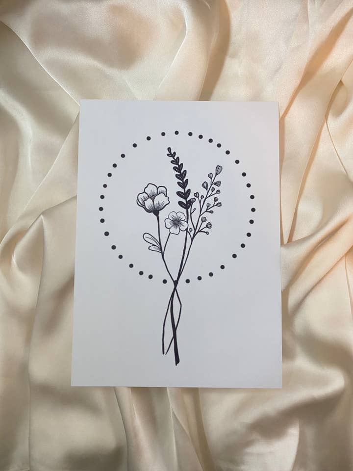 Wild Flower Print for wholesale by Minor Inconvenience Co