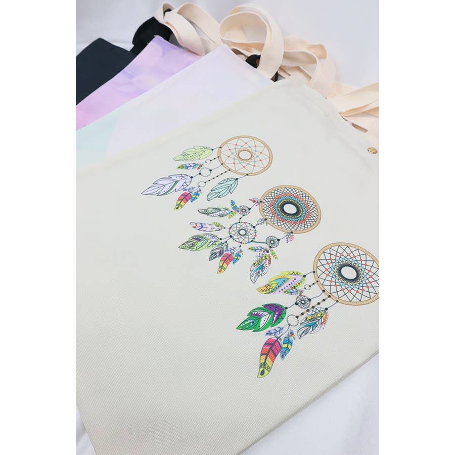 Love and Repeat - Wholesale Tote Bag - Women's - Dream Catcher Print Tote Bag3