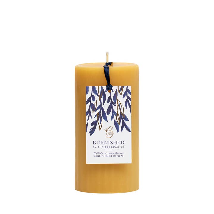 The Beeswax Co. - Wholesale Pillar candle - 3 Inch Beeswax Pillars2