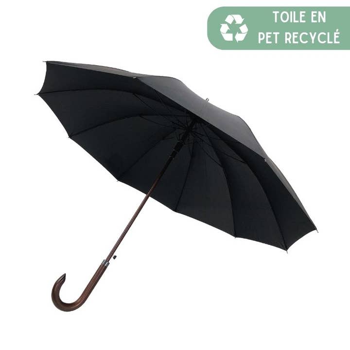 Eco-Friendly Men's Walking Umbrella in Recycled PET for wholesale by SMATI