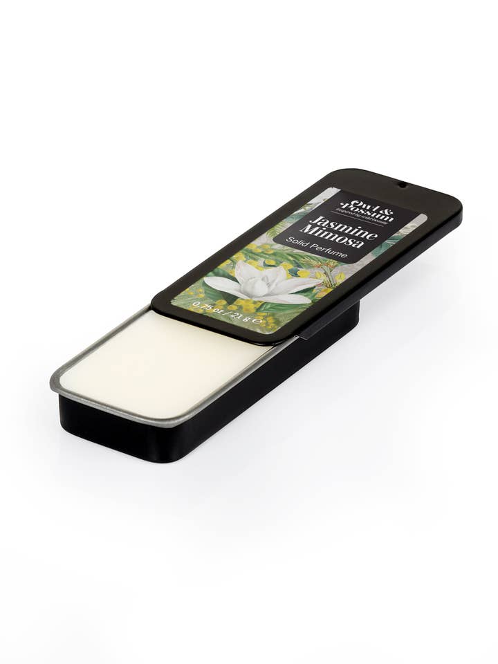 JASMINE MIMOSA Vegan Solid Perfume for wholesale by Owl & Possum
