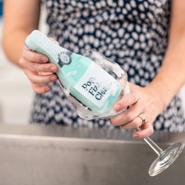 Wine Wash Co. - Wholesale Cleaning Sponge - Scrubblyâ„¢ Kitchen Sponge: Pop Fizz3