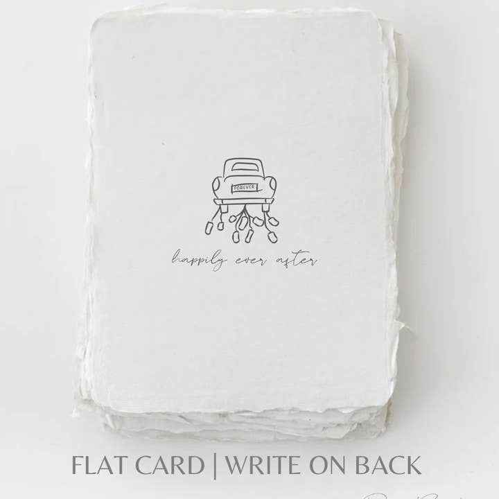 Paper Baristas - Wholesale Wedding Card - Happily Ever After | Wedding Eco-Friendly Greeting Card