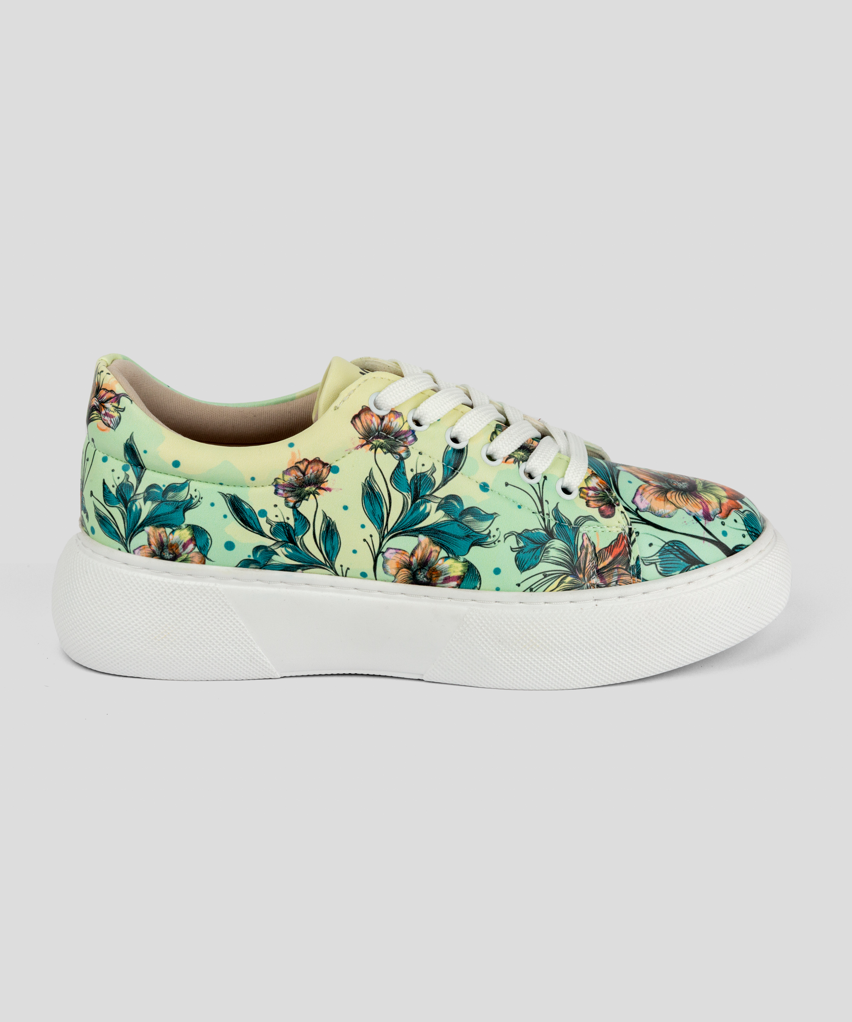 Mumka - Wholesale Lifestyle Sneakers - Women's - Flores Sneakers in Green5