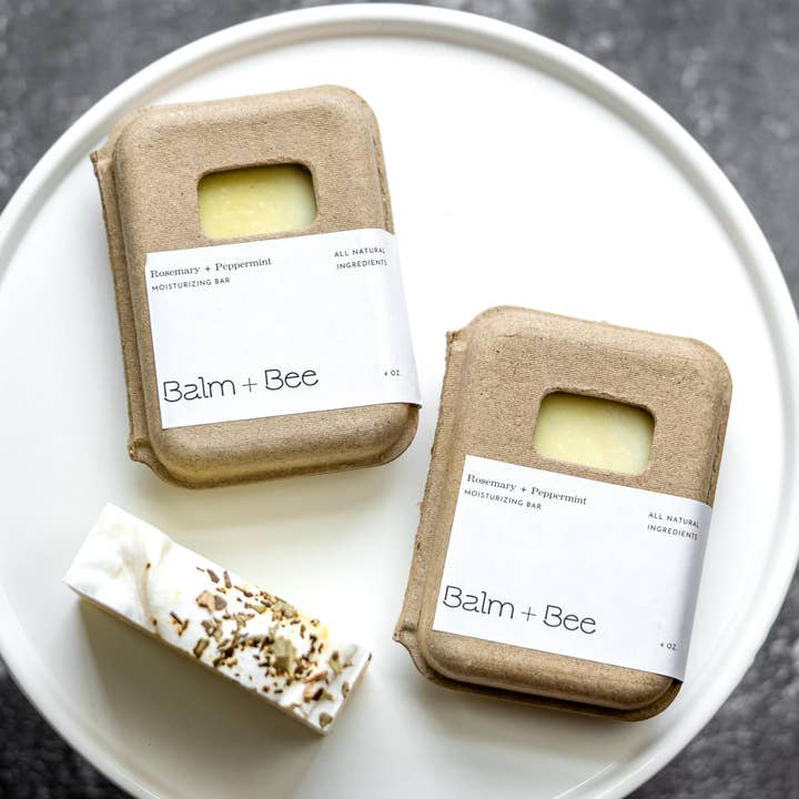 Rosemary Peppermint Soap for wholesale by Balm and Bee Apothecary