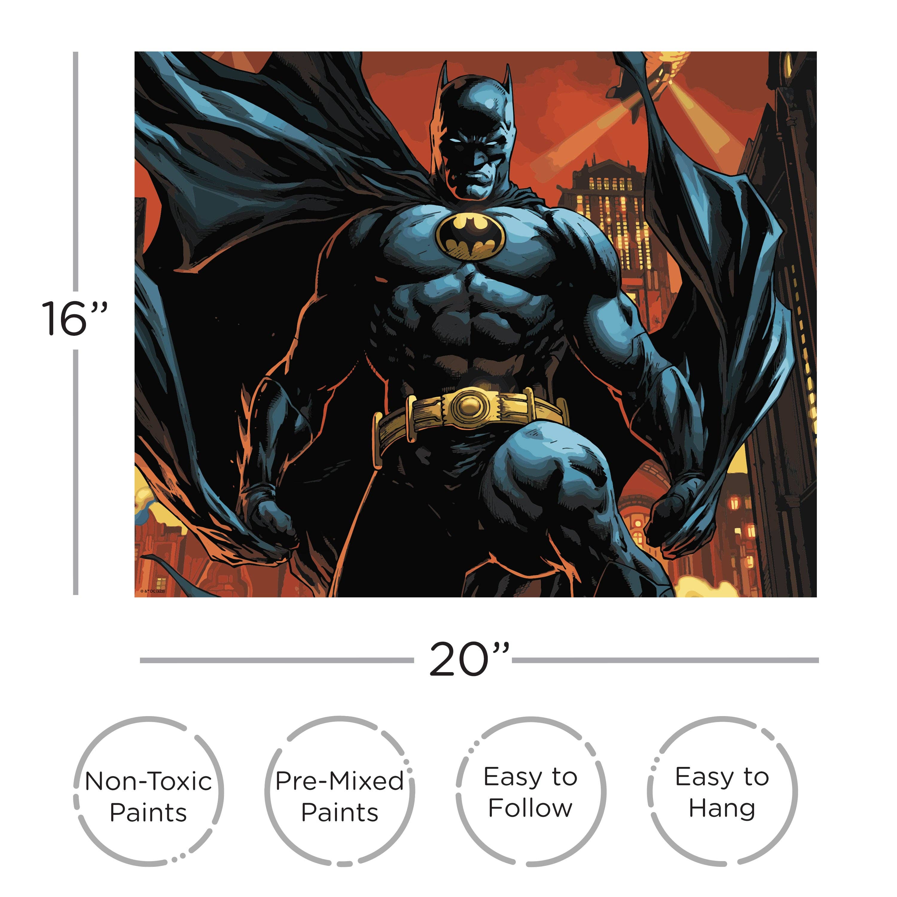 AQUARIUS, GAMAGO, ICUP, & ROCK SAWS by NMR Brands - Wholesale Painting/Drawing - DC Comics Batman Art By Numbers1