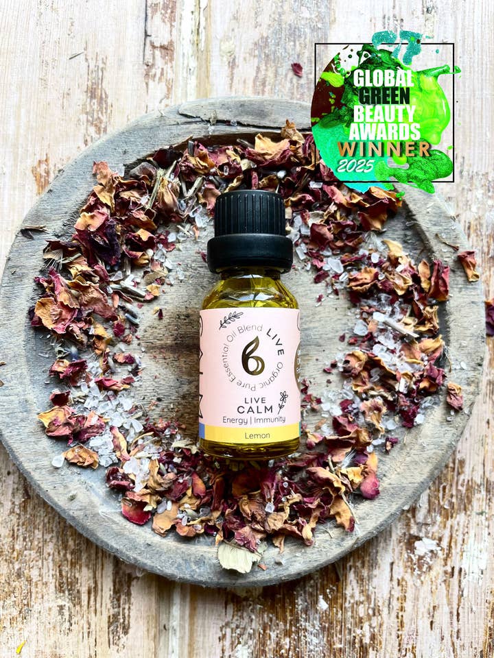 Live Calm – Energy & Focus Essential Oil Blend (15ml) for wholesale by B Calm Ltd
