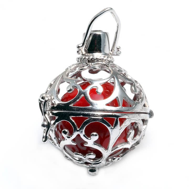 PENDANT S/S FANCY CHIME RED for wholesale by Mountain Creek Jewellery