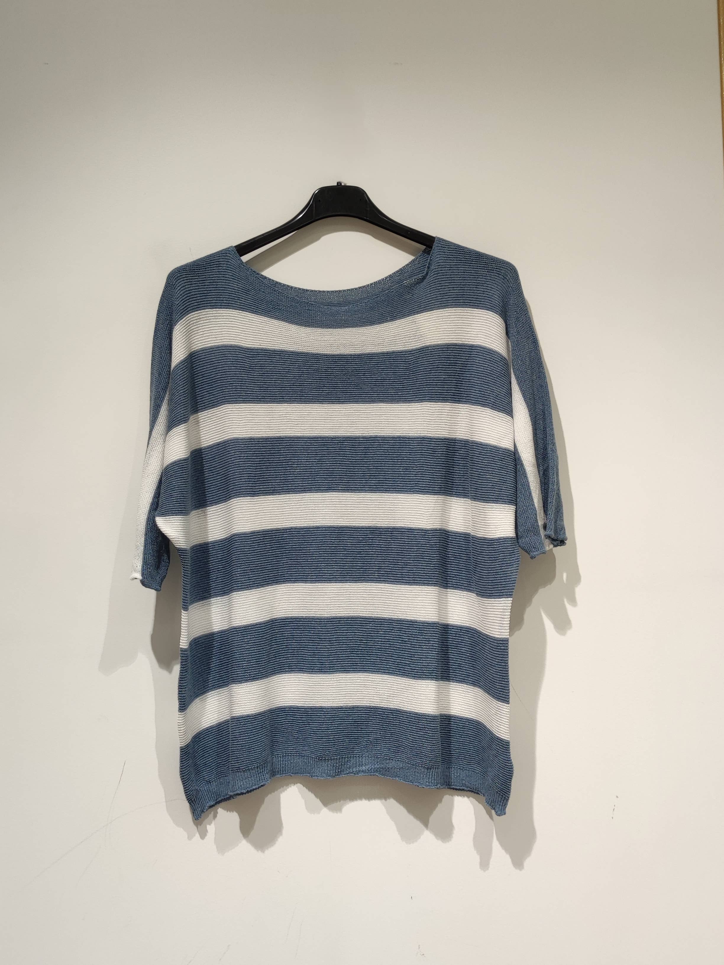 Pomelo paris - Vente Haut en maille – femme - ZILA Top à rayures4