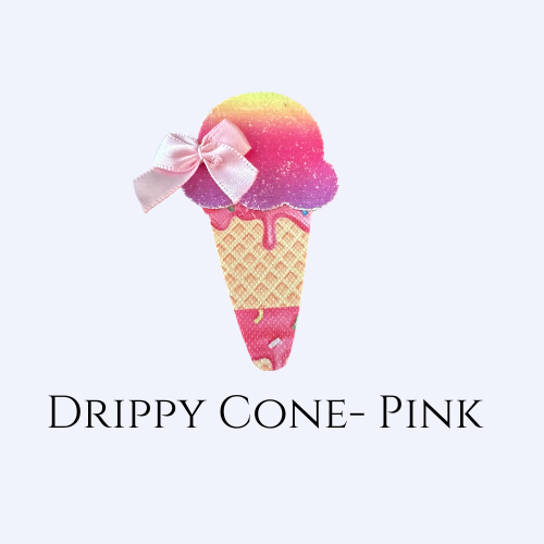 Bark Fifth Avenue - Wholesale Pet Bow Tie - Dog - Ice Cream Dog Hair Bows0