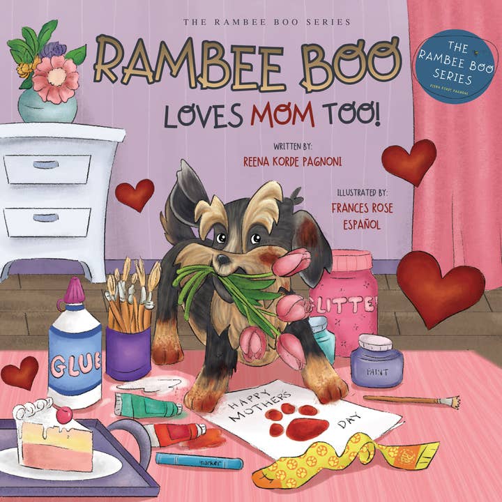 RAMBEE BOO LOVES MOM TOO! PICTURE BOOK for wholesale by WAMAN BOOKS PUBLISHING