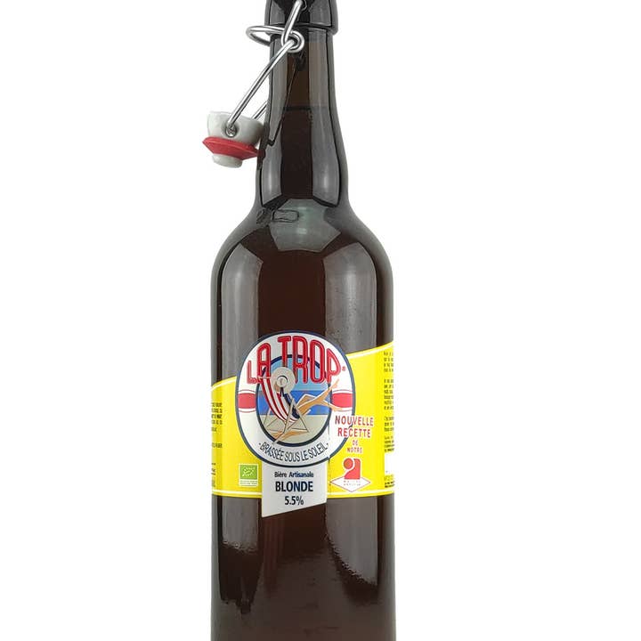Brasserie Artisanale Carteron - Wholesale Beer - LA TROP Artisanal beer from Provence blond 5.5% 75cl2