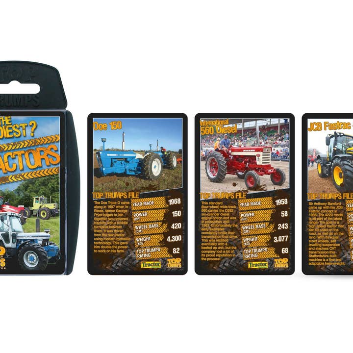 Top Trumps USA, Inc. - Wholesale Card Game - Tractors Top Trumps Card Game