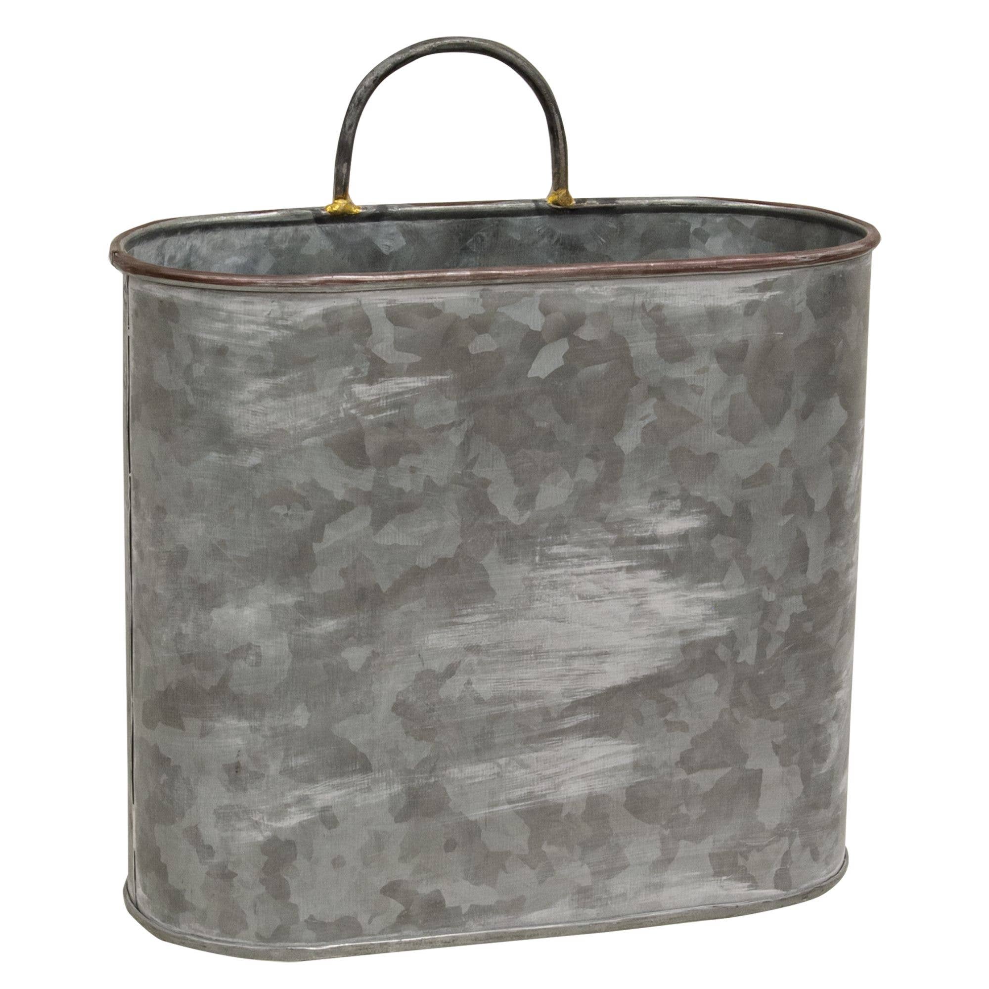 Col House Designs - Wholesale Wall Planter - 3/Set, Galvanized Oval Wall Planters2