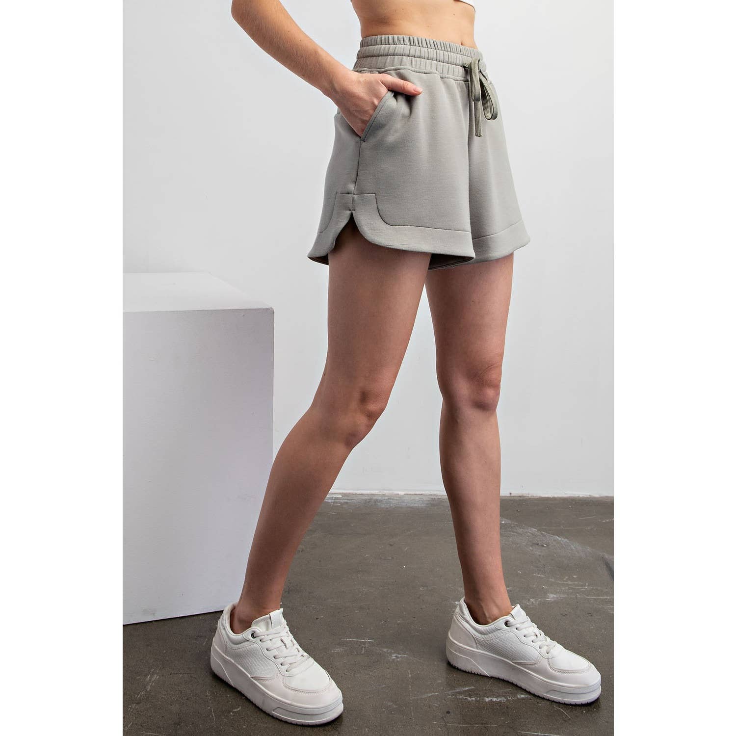 Rae Mode - Wholesale Athletic Shorts - Women's - MODAL SCUBA SHORT PANTS36