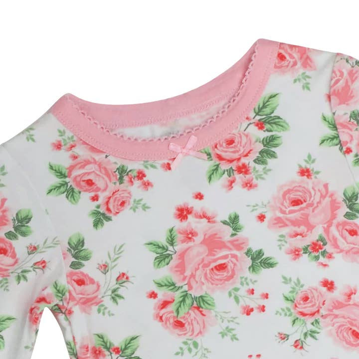 Milkberry Rina's Rosebloom Radiance Bamboo Soft Pajama Set for wholesale on Faire
