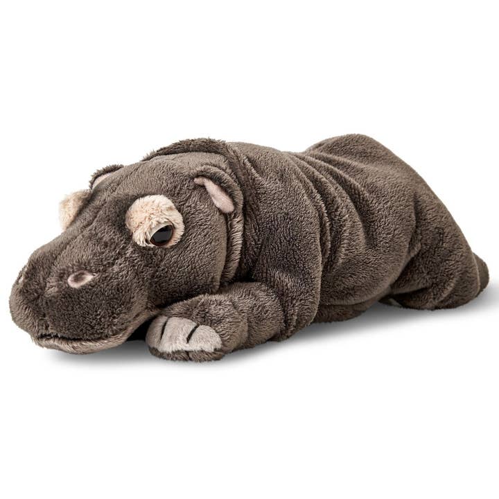 Uni Toys - Wholesale Stuffed/Plush Toy - Kids & Baby - Hippo lying down - 30 cm (length) - cuddly/plush toy