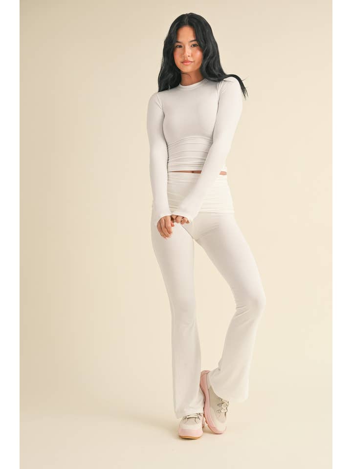KIMBERLY C - Wholesale Lounge Top - Women's - Soft Knit Jersey Long Sleeve Tee30