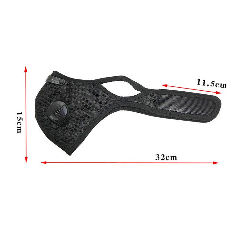 JupiterGear - Vente Masque/visière de protection pour le visage - Masque de sport avec filtre à charbon actif11