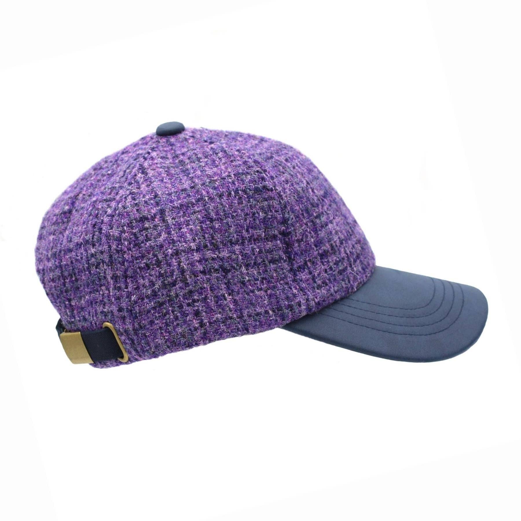 Heather Hats & Accessories - Vendita all'ingrosso Cappellino da baseball - Donna - Cappellino da baseball donna Rosalie in Harris Tweed4