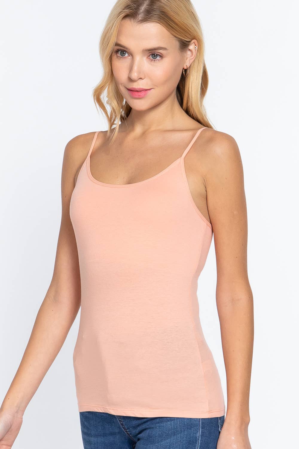 42POPS - Wholesale Camisole - Women's - ",.._ Basic cami slim fit w/ shelf bra24
