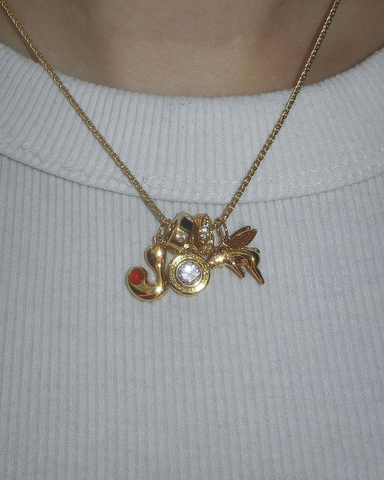 Mod + Jo - Wholesale Individual Charm/Pendant - Stevie Flying Pig Charm2