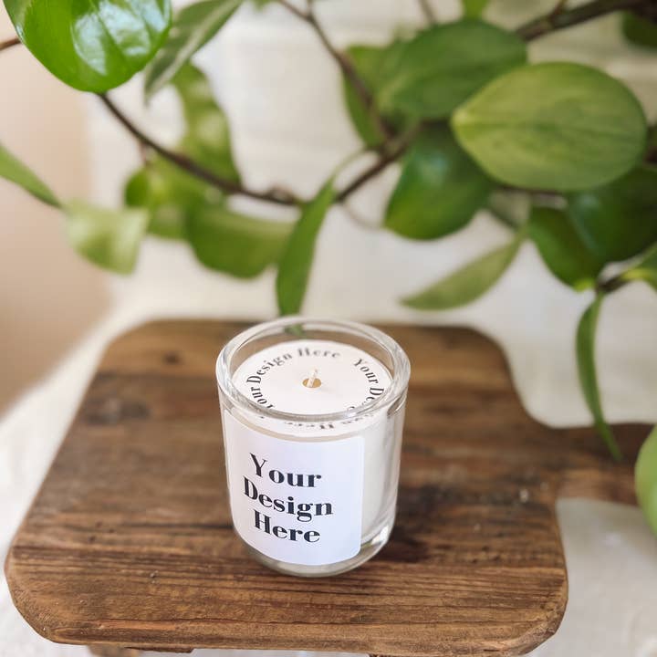 Illuminate Space - Wholesale Jar/Filled Candle - Custom Small Glass Tumbler Candle