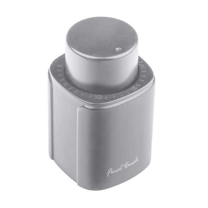 Black Wine Bottle Pump / Stopper - Grey for wholesale on Faire