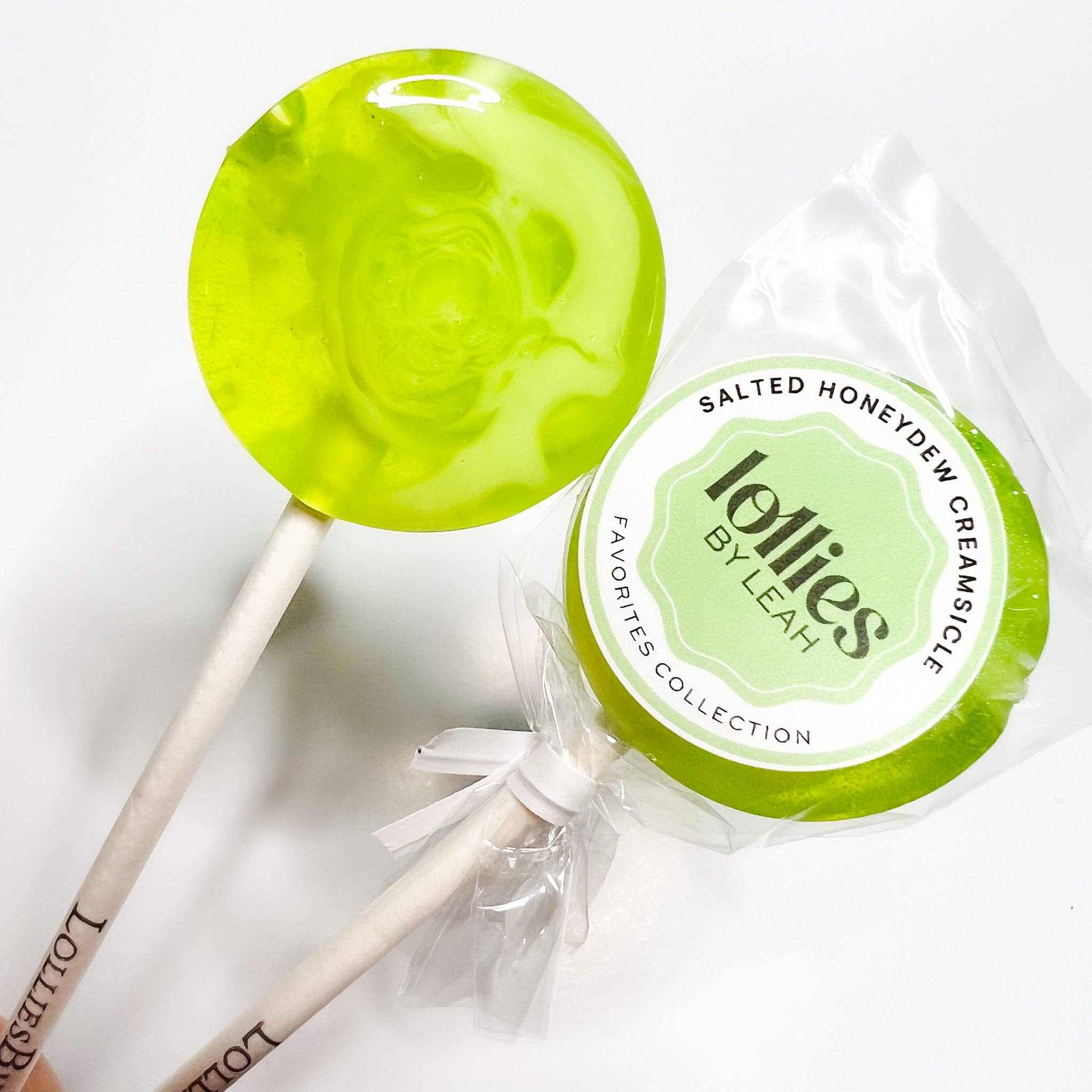 Lollies By Leah - Wholesale Lollipop - Salty Honeydew Creamsicle Lollipop1