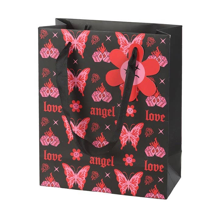 Something Different Wholesale - Wholesale Gift Bag - 23cm Medium Flaming Y2K Butterfly Gift Bag1