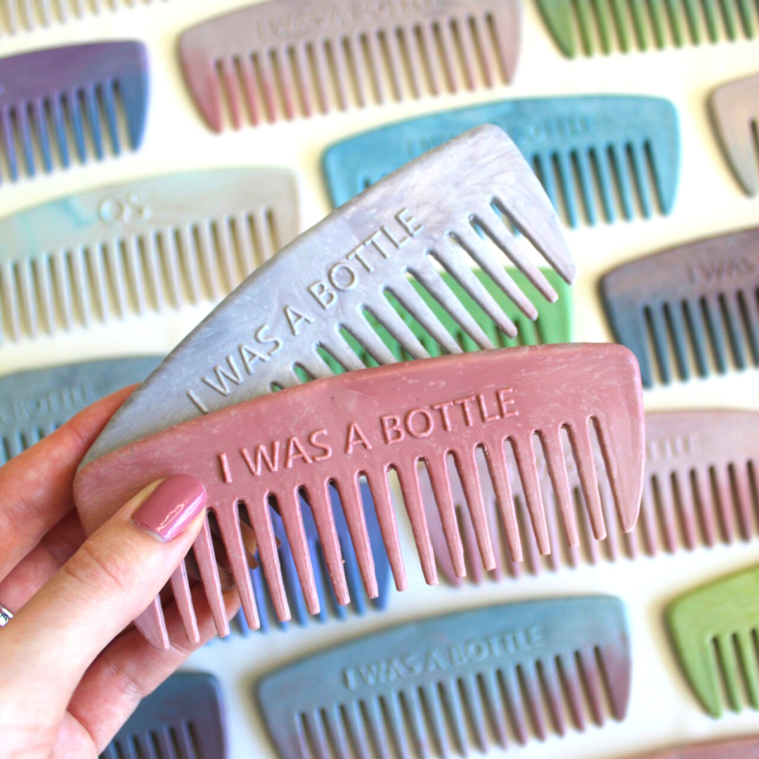 Queen Scrunchie – Großhandel Haarbürste/Kamm – 100% recycelter rosa Haarkamm3