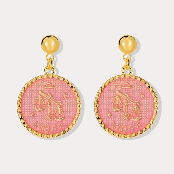 Sternbild-Emaille-Ohrringe für den Großhandel von Verdivine