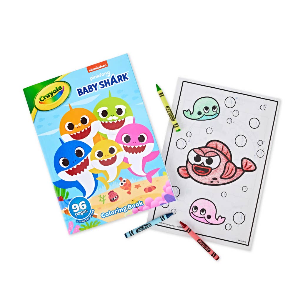 Really Big Coloring Books | ColoringBook.com - Wholesale Coloring & Activity Book - Kids & Baby - Nickelodeon Baby Shark 96-Page Coloring Book2