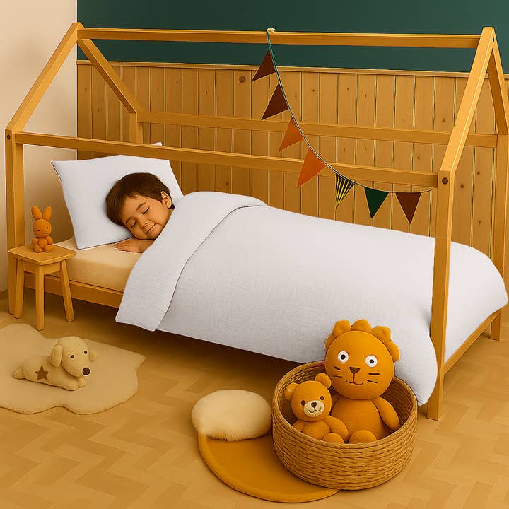 PAPATE - Wholesale Duvet Cover - Kids & Baby - Organic Cotton Duvet Cover - White
5