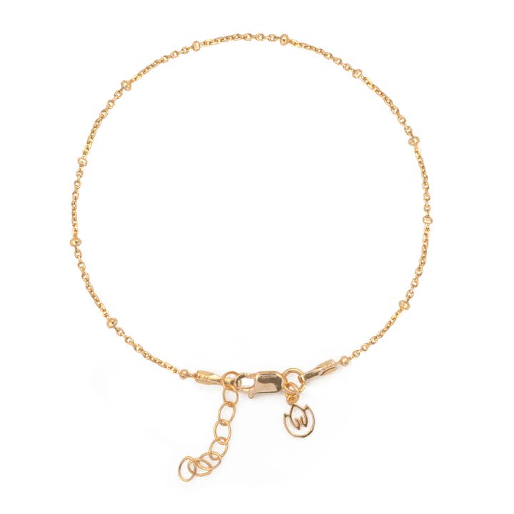 Satelliten-Kettenarmband aus Sterlingsilber und Vermeil-Gold für den Großhandel von The Jewellery Store London